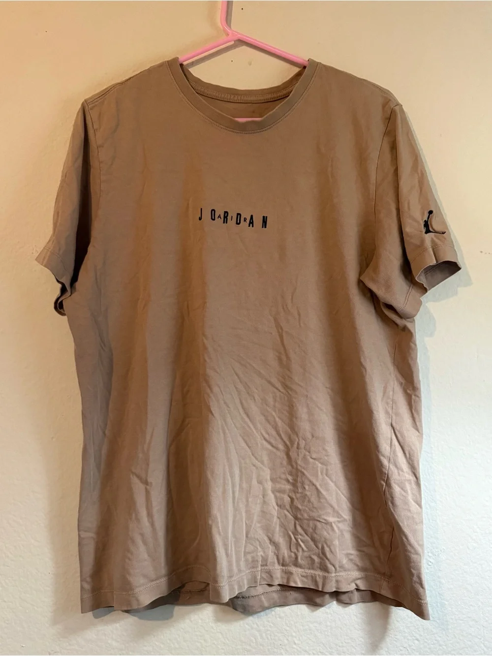 Jordan Short Sleeve Logo Tee in Brown